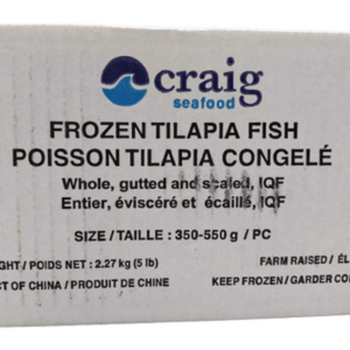 Frozen Tilapia Fish (5Lb) 1
